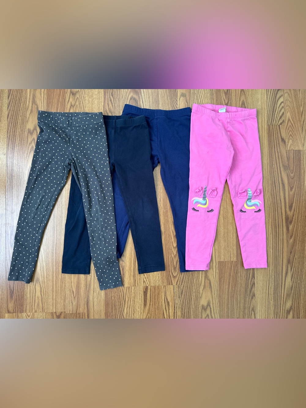 5/6 Girls leggings bundle (5 pieces)
